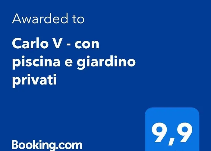 Carlo V - Con Piscina E Giardino Privati דירה