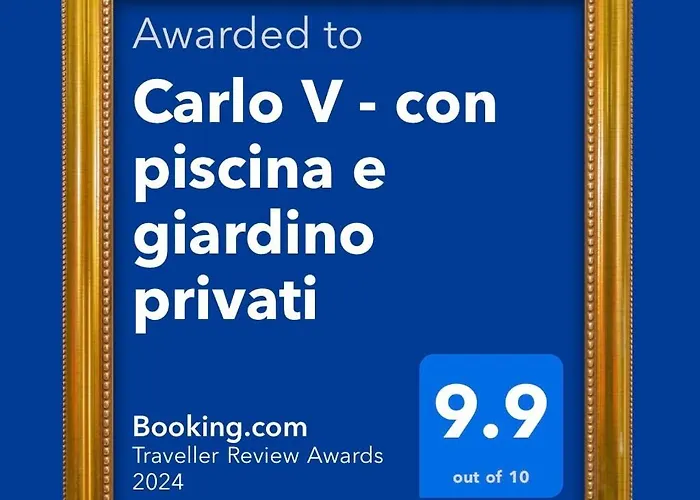 Carlo V - Con Piscina E Giardino Privati לצ'ה