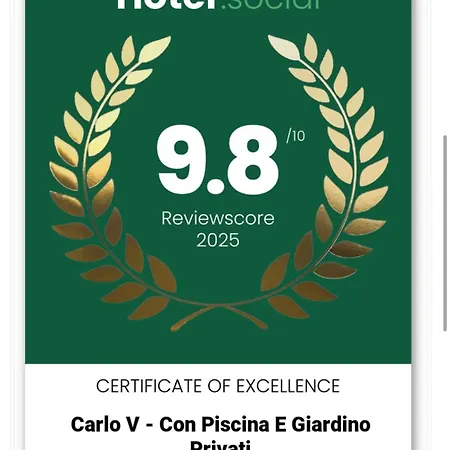 Carlo V - Con Piscina E Giardino Privati *